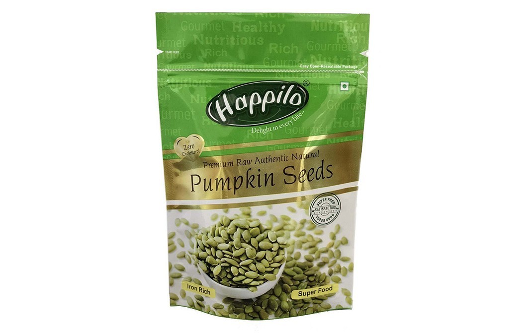 Happilo Premium Raw Authentic Natural Pumpkin Seeds   Pack  200 grams